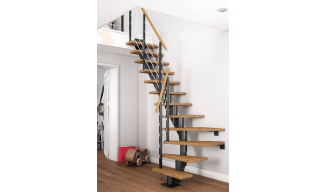 Indoor Modular Staircase Frankfurt - 90° Turn
