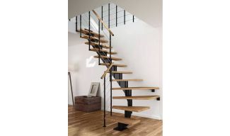 Indoor Modular Staircase Hamburg - 90° Turn