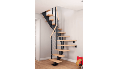 Indoor Modular Staircase Frankfurt - 180° Turn