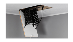 Metal Loft Ladder- Concertina Type OMAN