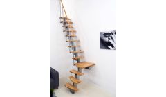 Indoor Space Saving Staircase - 90° Turn - Quatro Turn