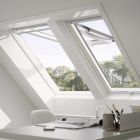 Παράθυρα Στέγης Άνω Άξονα- VELUX Comfort GPL- Λευκά Βαμμένο Ξύλο + Στεγάνωση