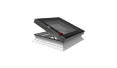 Παράθυρο Επίπεδης Οροφής Okpol με Επίπεδο Εξωτερικό Υαλοπίνακα- Ανοιγόμενο