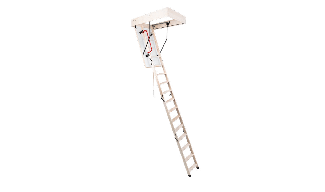 Ξύλινη Σκάλα Οροφής Long- Πτυσσόμενη OMAN