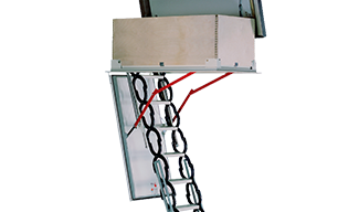 Metal Terrace Ladder- Accordion Type Minka
