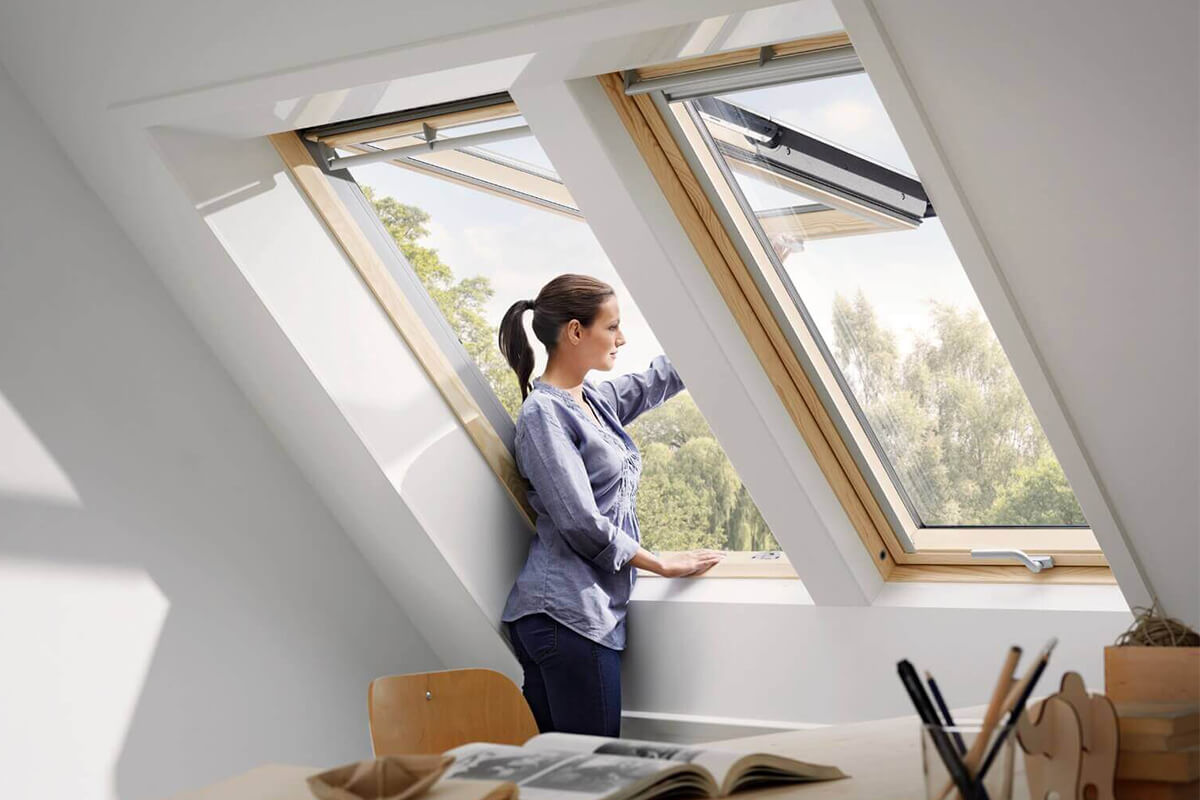 παράθυρο στέγης VELUX GPL παράθυρο στέγης άνω άξονα